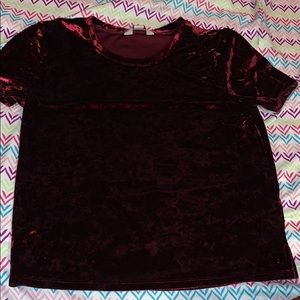 Velvet Maroon Shirt!